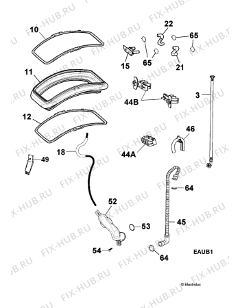 Взрыв-схема стиральной машины Zanussi ZWT10120 - Схема узла Hydraulic System 272